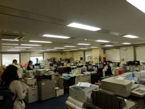 モリタ宮田工業 オフィスデザイン 定点観測の様子